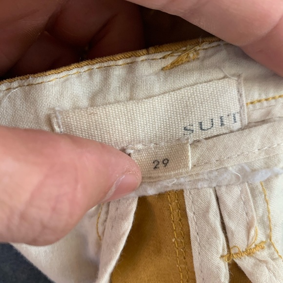 Mustard yellow slim fit pants size 29 - Picture 4 of 6